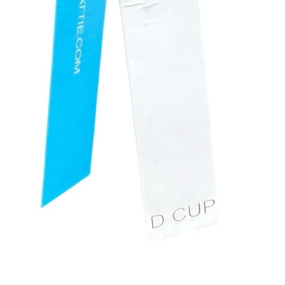 🌻NEW w/tags Bleu Rob Beattie American Hustle Lace Up  Underwire D Cup Swim Top - Picture 13 of 13